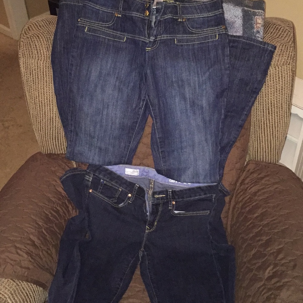 2 denim jeans size 8.  Bag# 13